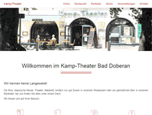 Tablet Screenshot of kino-doberan.de
